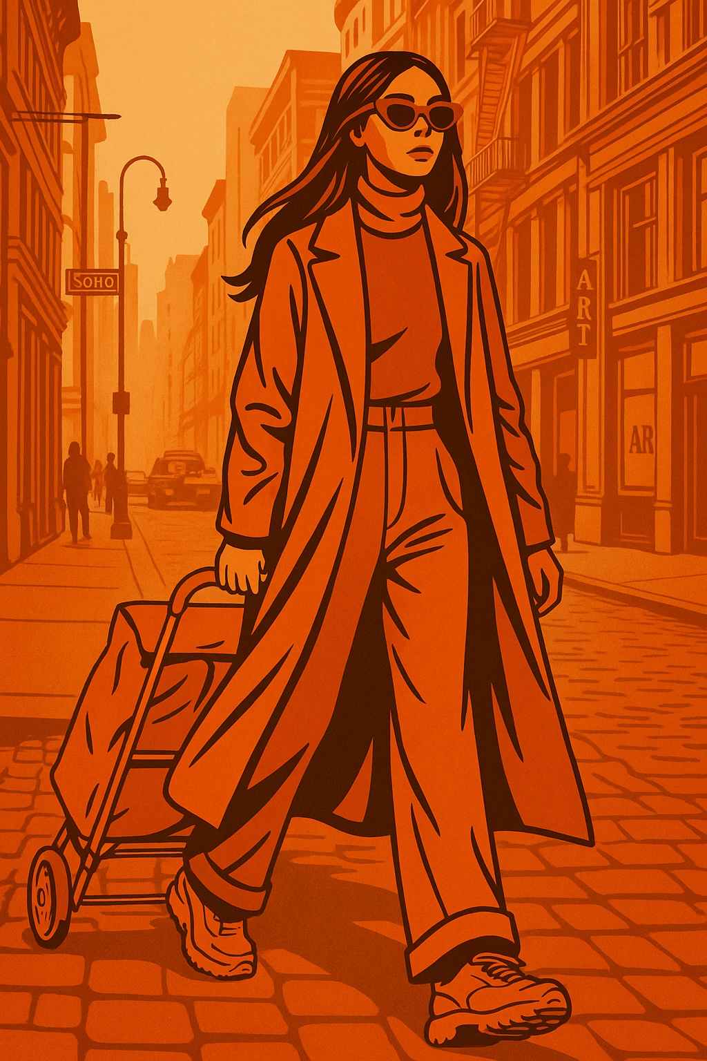 City living illustration